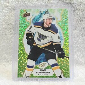 5/$20 Mint 2021/22 UD Ice Scott Perunovich Green Rookie NHL Card 118!!